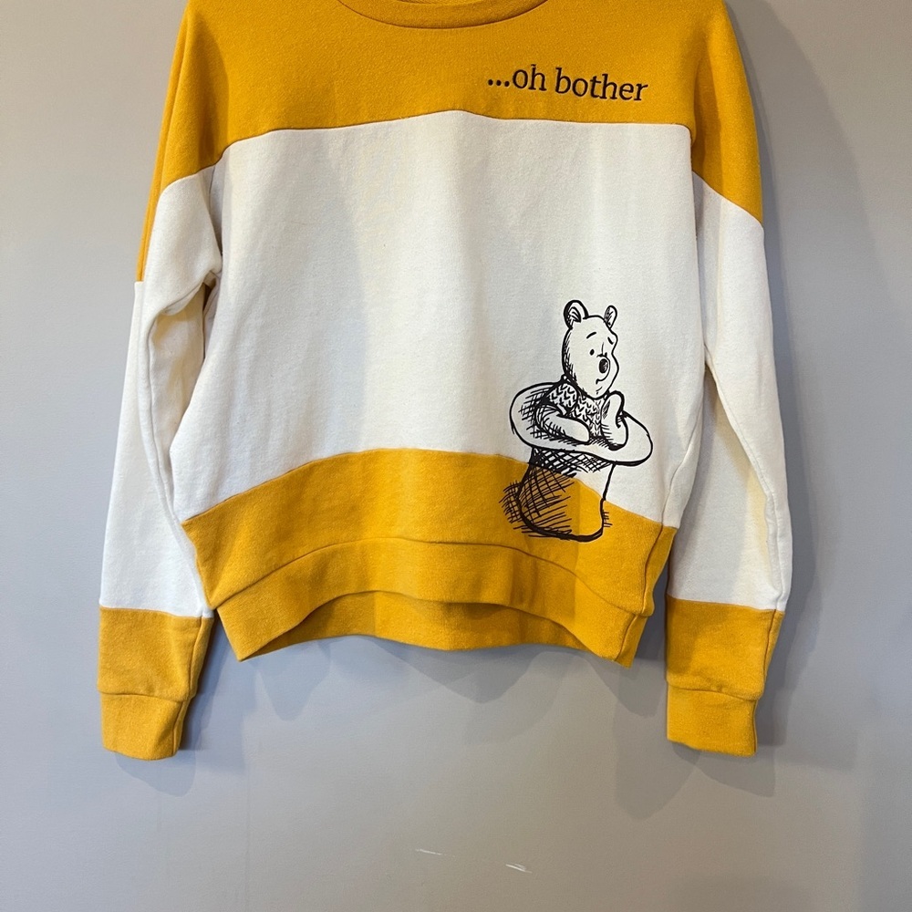 Tokyo Disney Yellow and White sweater